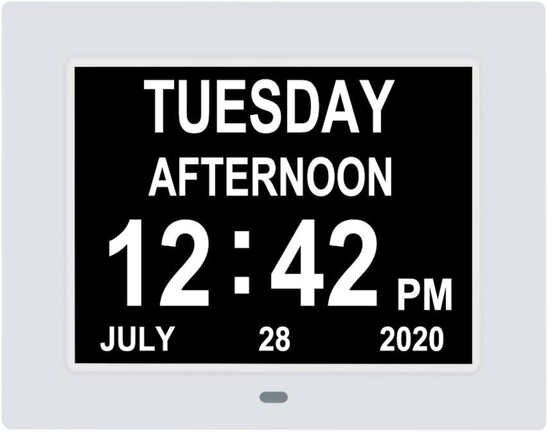 Digital Calendar Day Clock Extra Large Date Time and Day of Week Dementia Clocks