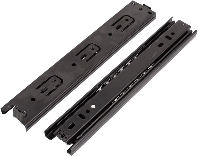 9-Inch Drawer Slides, Full Extension Ball Bearing Slide Track Rail 37Mm Wide 33L