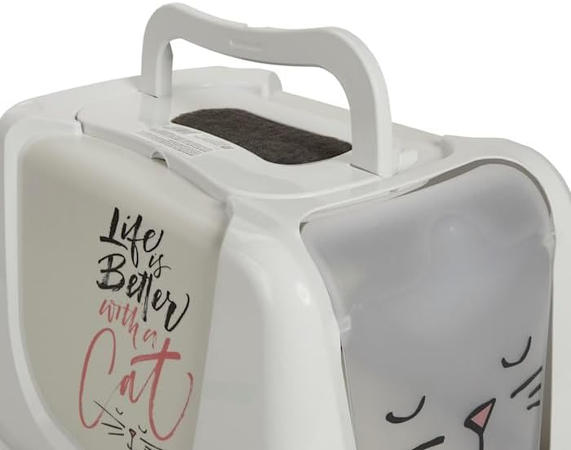 Look at Meow Cat Litter Box Privacy Hood, Large