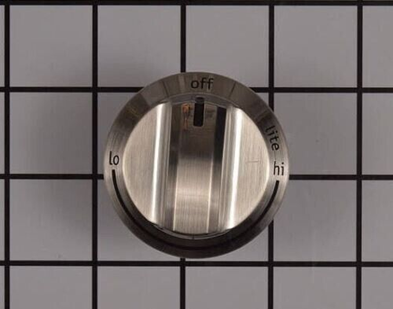 Knob Stainless Steel Color Compatible with Frigidaire FFGC3026SSC FFGC3026SSB