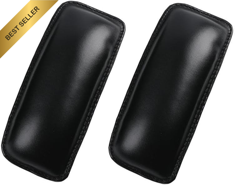 2PCS Car Knee Cushion,Soft Leather Cars Door Armrest Pad for Knee Leg Elbow,Univ