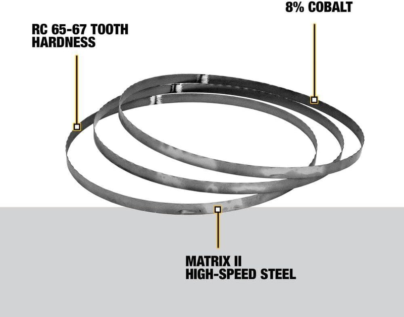 Portable Band Saw Blade, 32-7/8-Inch, .020-Inch, 18 TPI, 3-Pack (DW3983C)