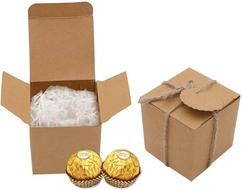 Es 2 X 2 X 2 Inches Cube Gift Boxes Mini Foldable Tre