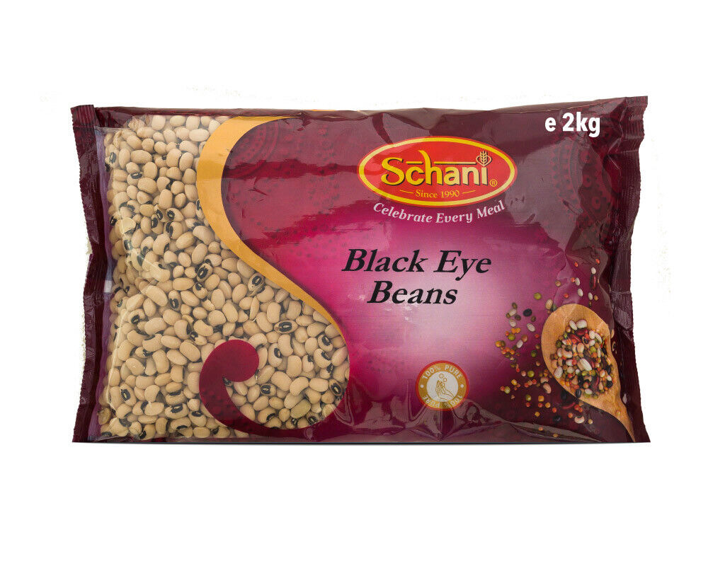 Schani - Schwarze Augenbohnen (Lobiya) - 2kg (2,85€/1kg)