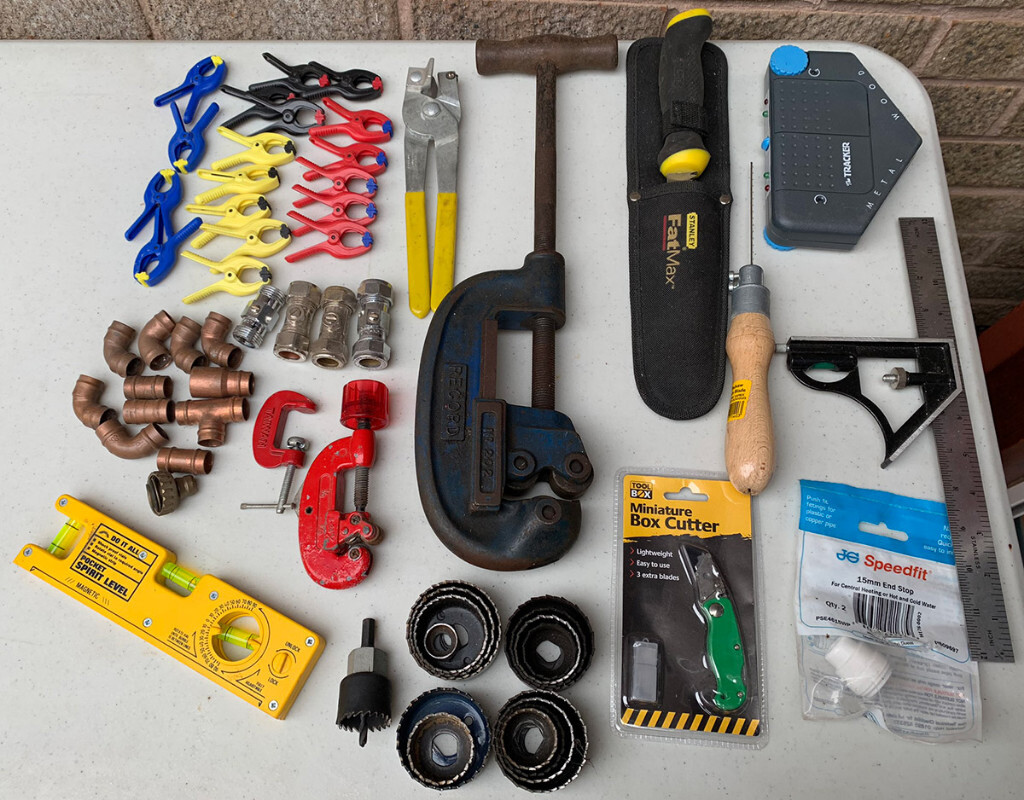 Job Lot of Plumbers / Plumbing Hand tools / items in StokeonTrent