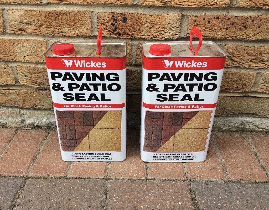 Wickes Patio and Paving Sealer 2 x 5 Litre Cans Unopened in