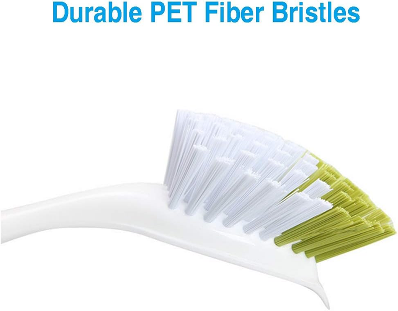 Scrub Brush for Dish Kitchen Sink Pot Pan with Stiff Bristles, Yellow-Green 3pcs