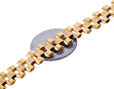 Pre-owned Jewelry Unlimited Men's Presidential Link Chain Necklace 10mm Real 10k Yellow Gold 22"