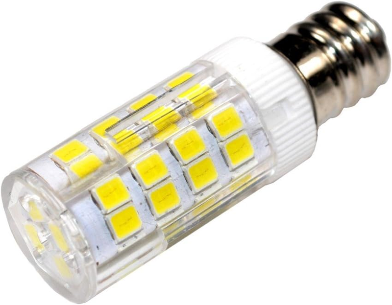 HQRP E12 110V LED Light Bulb Cool White Compatible with Whirlpool 22002263 Refri