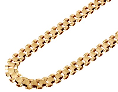 Pre-owned Jewelry Unlimited Men's Presidential Link Chain Necklace 8mm Real 10k Yellow Gold 22"