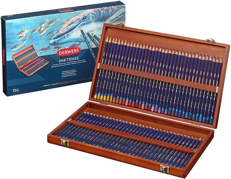 72 Watercolour 3.4mm Core Wooden Box 72 Co