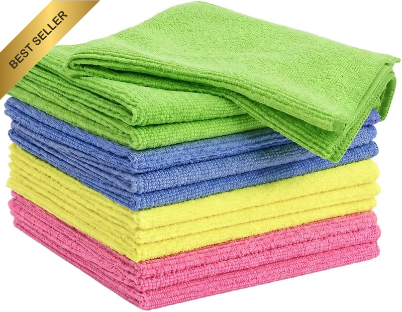 12 Pack Reusable Cleaning Cloths for Kitchen Car Home