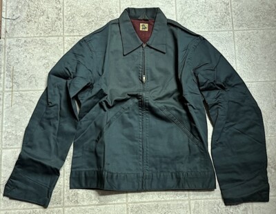 NEW 1950'S BLUE BELL GREEN WORK JACKET FROM A CLOSED COUNTRY STORE