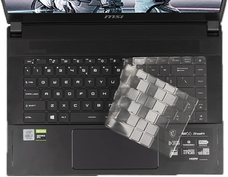 TPU Keyboard Protective Skin Compatible with 15.6" MSI GS66 