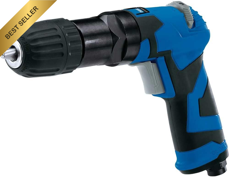 Storm Force Composite 10Mm Reversible Air Drill with Keyless Chuck