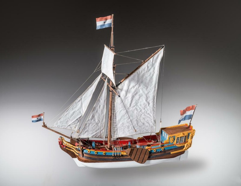 Dusek D023 - Dutch Statenjacht - 1:48 - Kit De Montage Complet De Craft