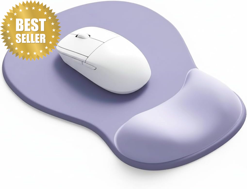 Mouse Pad Wrist Support Ergonomic Mouse Mat with Non-Slip Base Mousepad for Offi