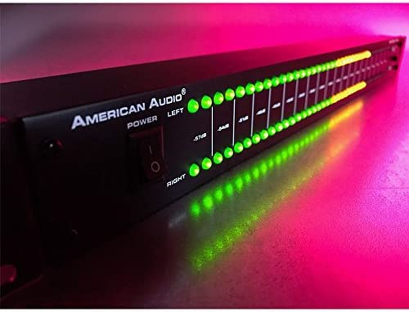 ADJ Products American Audio MKII DJ Mixer 19" Mountable dB L