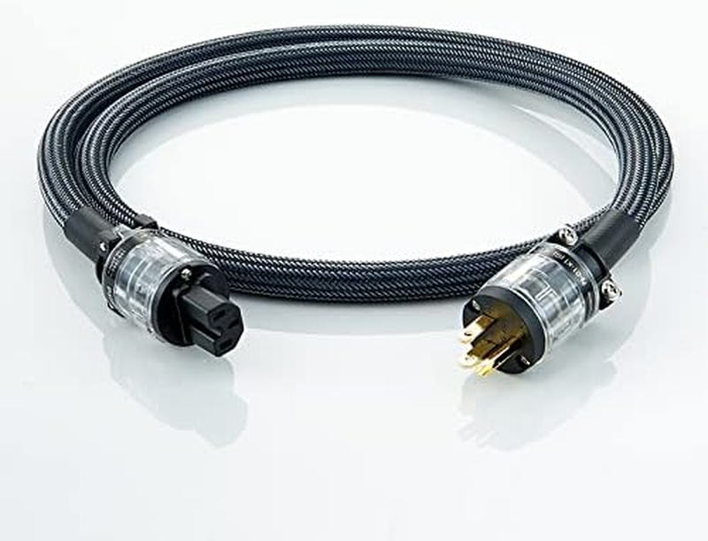 Hifi Power Cable AC Power Cord 3-Prong US Plug, 12AWG Audiop