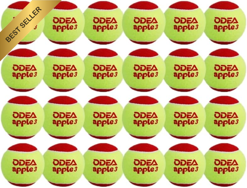 Odea 24 PCS Low Compression Tennis Balls - Slower Speed for Beginner,24 PCS