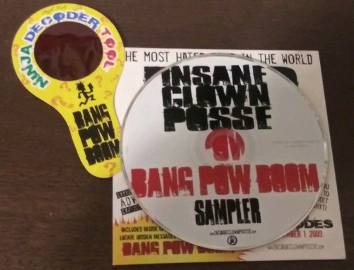 Insane Clown Posse CD Bang Pow Boom Sampler