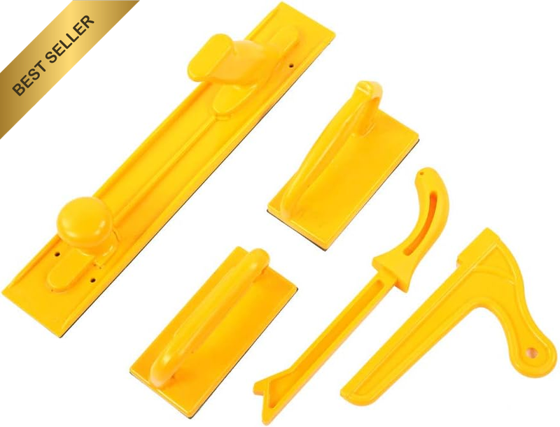 5Pc Safety Push Block Stick Set Woodworking Router Table Saw Hand Tool