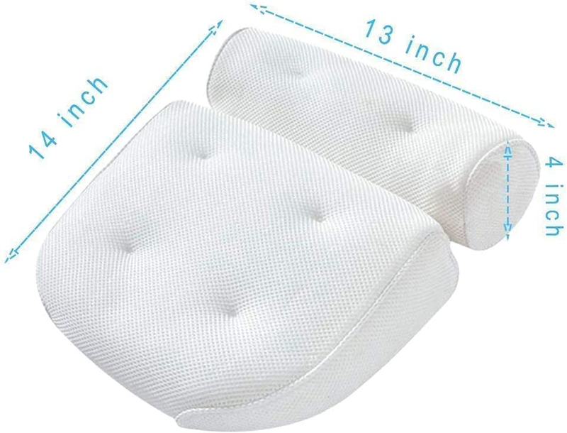 Bath Pillow Bathtub Pillow Full Body Bath Pillow, Extra Thick Spa Bathtub Cushio