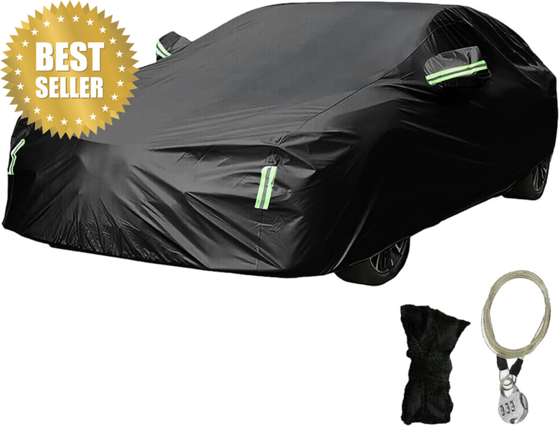 6 Layers Car Cover Outdoor All Weather Waterproof (4.9 * 1.8 * 1.5M)