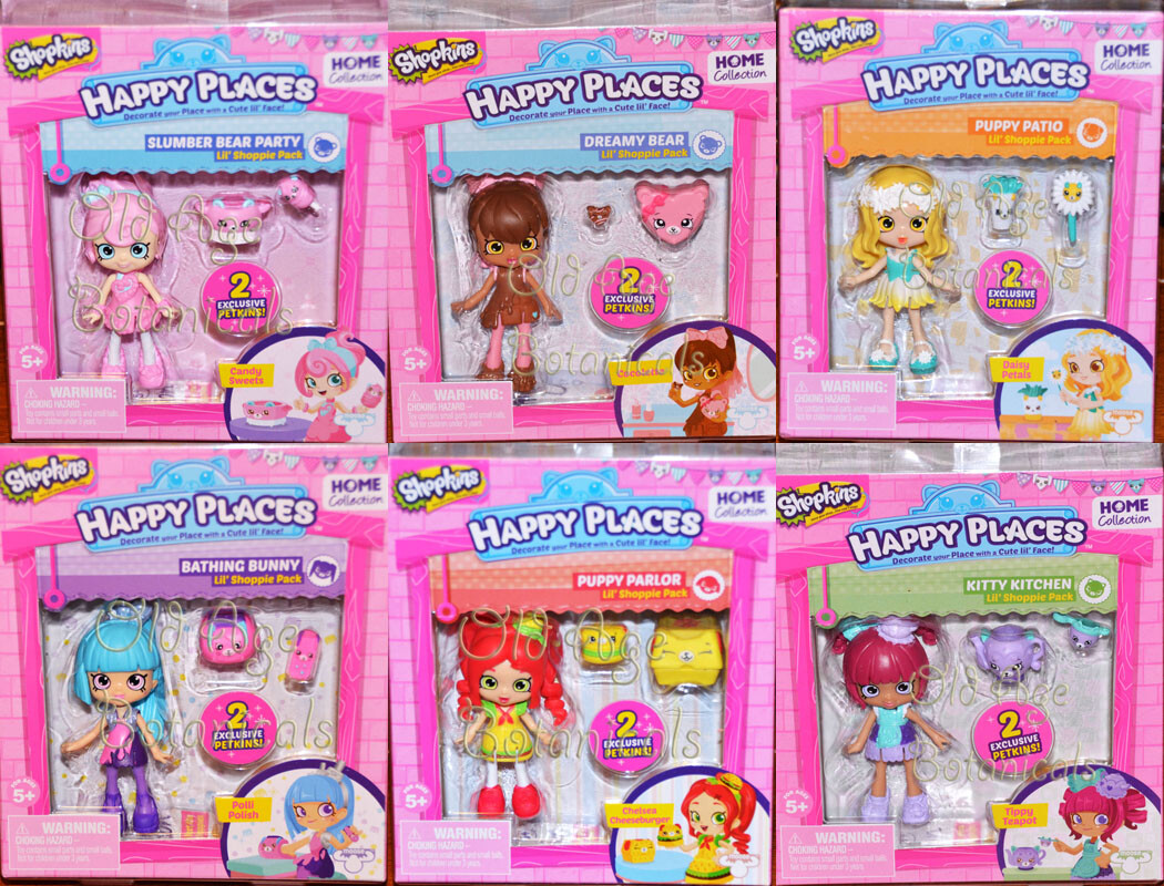◆ Happy Lucky 　② NIB Shopkins Happy Places Season 2 Lil Shoppie Pack NEW You