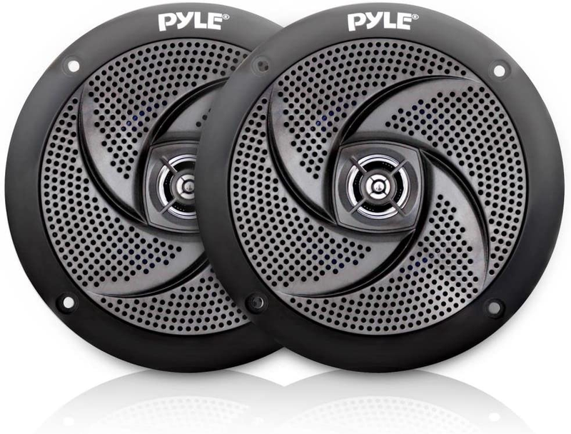 Pyle Marine Speakers - 5.25" Inch Low Profile Slim Style Wat