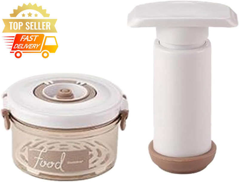 Vacuum Food Storage Containers 630ml Set with Pump & Sealer - Airtight Saver