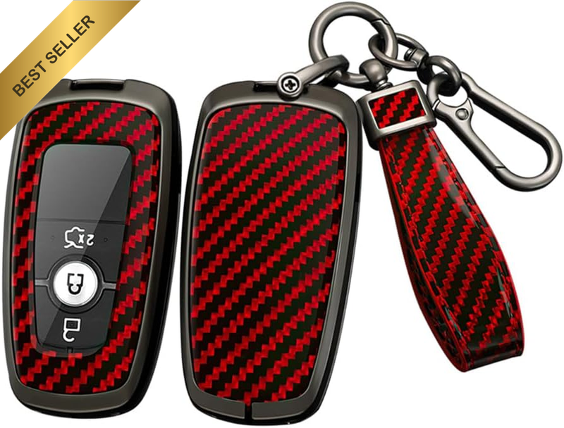 Alloy Car Key Fob Cover Fit for Ford Mustang Edge Fusion S-Max Ranger Mondeo F-1