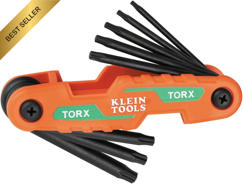 A-70540T Compact Folding Hex Key Set 8-Key Torx Sizes