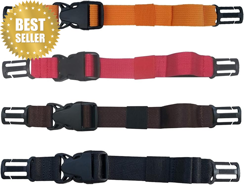 4 Pack Backpack Chest Strap Heavy Duty Adjustable Backpack Sternum Strap Chest B