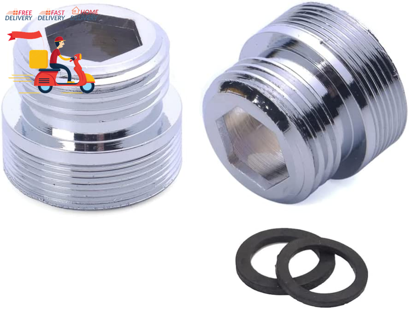Brass Sink Faucet Adapter, Male NPT Thread Tap Aerator Adapter to Connect G1/2"