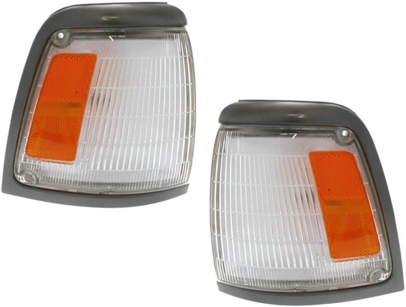 Turn Signal Park Cornering Light Assembly Pair for Toyota Pickup 2WD 1992-1995