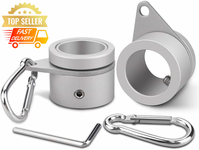 Flag Pole Anti-Tangle Ring 360° Swivel Holder - Aluminum Alloy, Durable