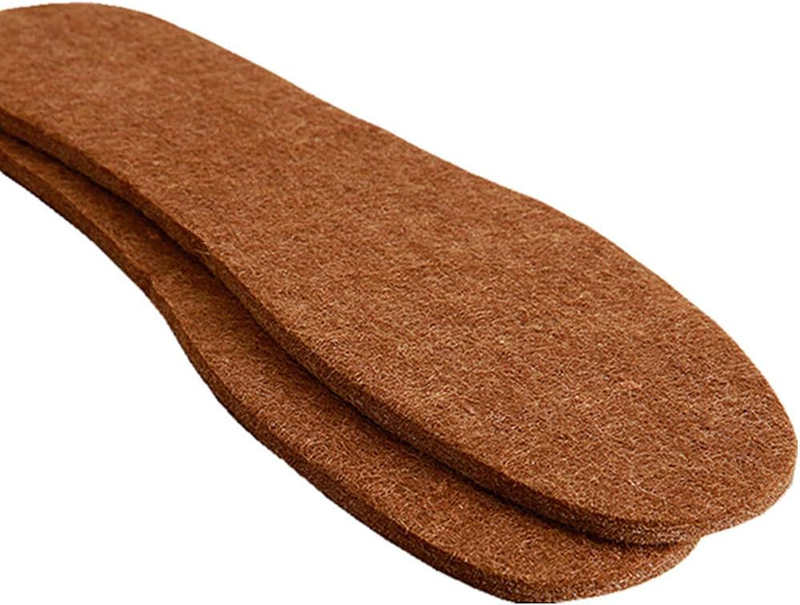 Soft Alpaca Wool Felt Winter Warm Shoe Boot Insoles - Wool Felt Insert for Men Women (Women 6)