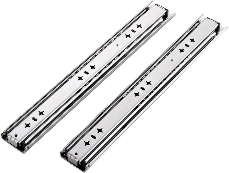 KINGO Pair of 18 Inch Soft Close Ball Bearing 250 LB Capacity Heavy Duty Drawer