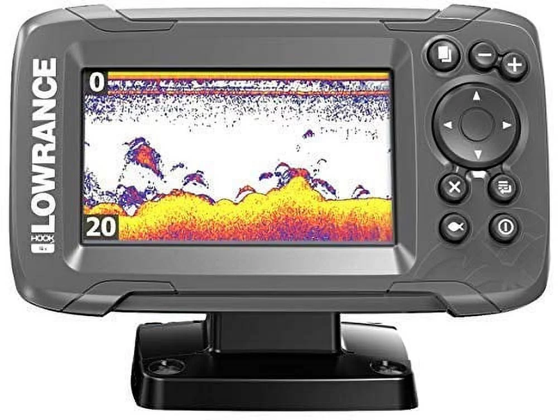 Fish Finder With Wide Angle Sonar Boat Fishing Depth Transducer Plotter