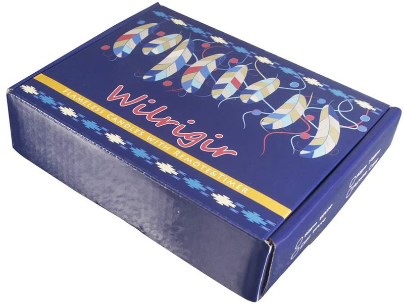 LED Remote Tea Lights with Timer ,Electric Fake Candles ,Flickring Amber