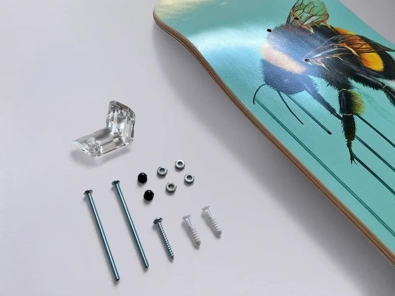 Skateboard Wall Mount, Skateboard Hanger, Skate Deck Rack, Floating Deck Display