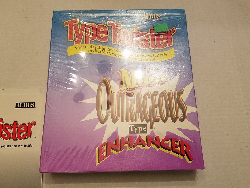 Type Twister Enhancer Retro Home Computer Software PC Floppy Disk