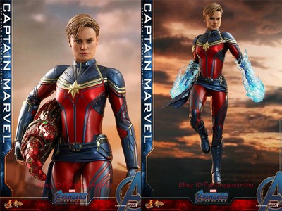 Hot Toys MMS575 Avengers 4 Endgame Captain Marvel 1/6 Action Figure INSTOCK
