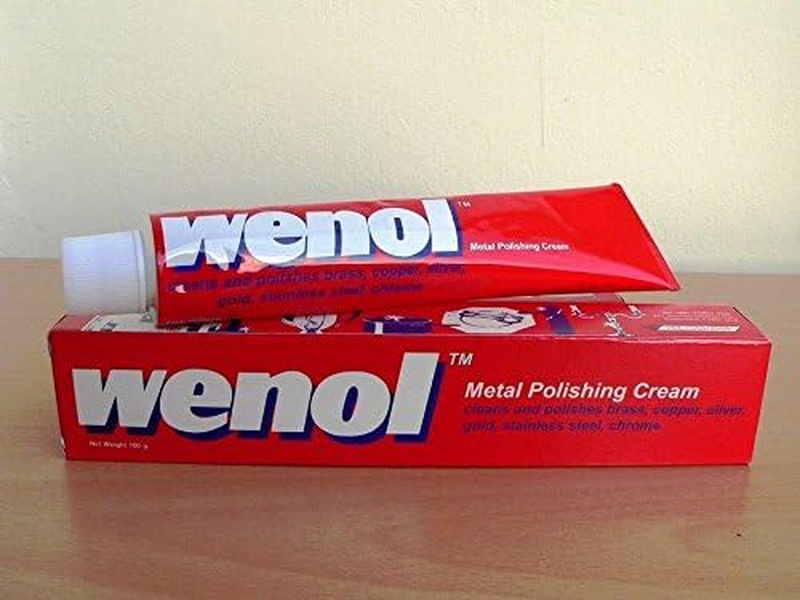 100G RED WENOL METAL POLISH CLEANER ALL for BRASS COPPER STAINLESS STEEL TUBE