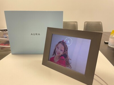 New Aura Mason 9'' Wifi Digital Photo Picture Video Frame unlimited storage USA