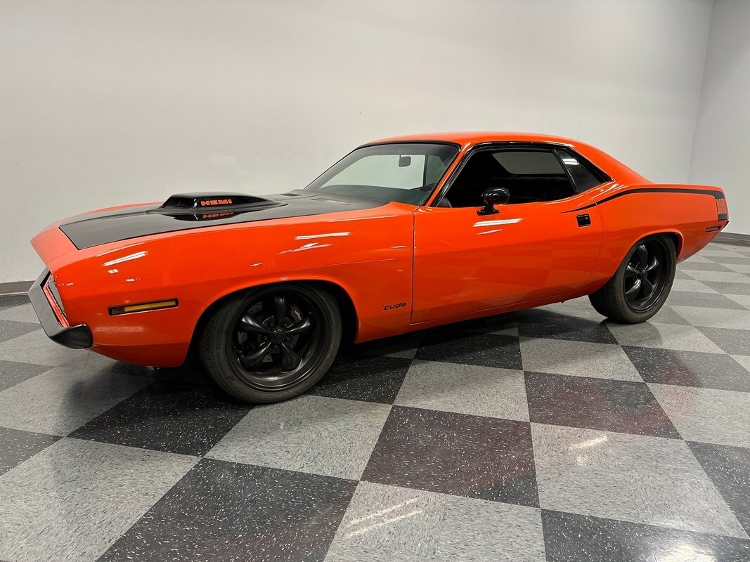 V8 hemi supercharged restomod used plymouth cuda for sale in mesa
