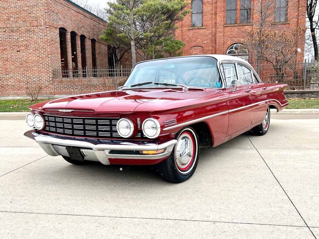 Owner 1960 Oldsmobile Dynamic 88  Burgundy Sedan 371 V8 2bbl Automatic