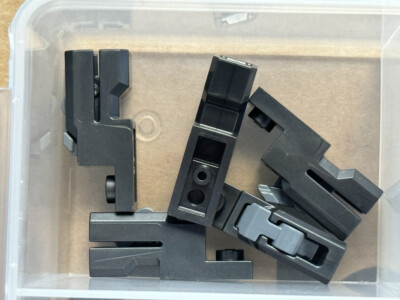 LEGO Parts - Pearl Dark Gray Projectile 1 x 2 Mini Blaster - No 69754c01 - QTY 5