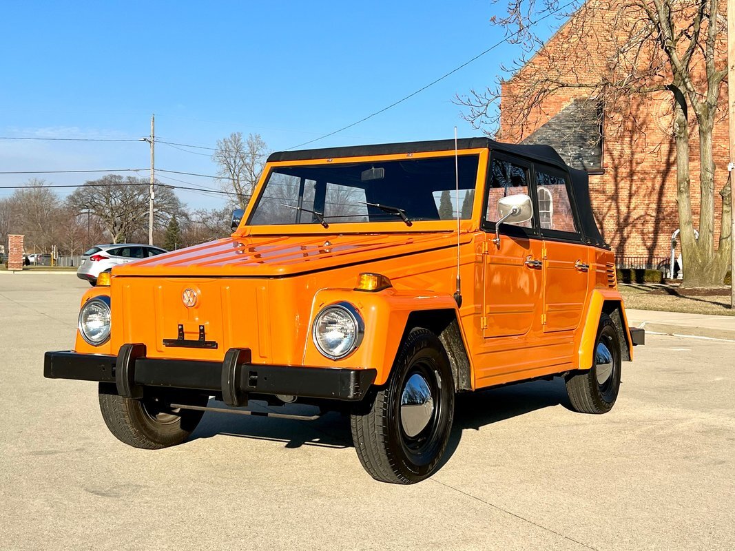 Owner 1973 Volkswagen Thing  Orange Convertible 1600cc 4 Speed Manual